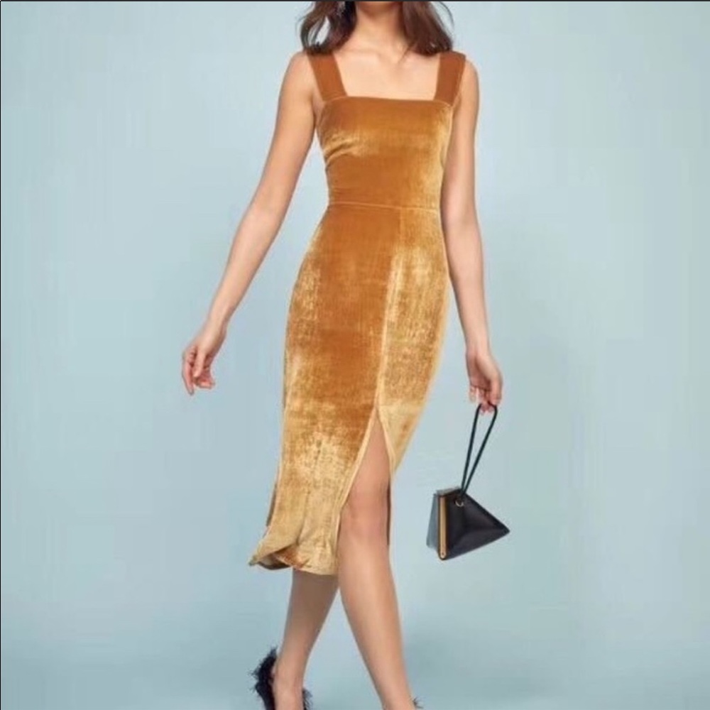 NWT Reformation Emira Midi Dress, sz8